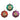 RAZ Imports 4" Jewel Tone Jeweled Medallion Glass Christmas Ornaments - Set of 3
