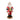RAZ Imports 8" Classic Santa Jewel Trimmed Glass Christmas Ornament