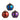 RAZ Imports 4" Jewel Tone Gold Star Glass Ball Christmas Ornaments - Set of 3