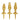 RAZ Imports 12.5" Nutcracker Gold Iron Christmas Stocking Holders - Set of 3