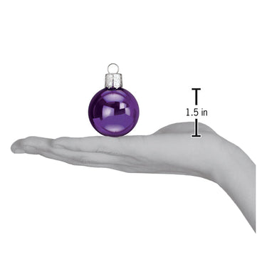 Old World Christmas 1.5" Small Halloween Ball Ornaments - Set of 12