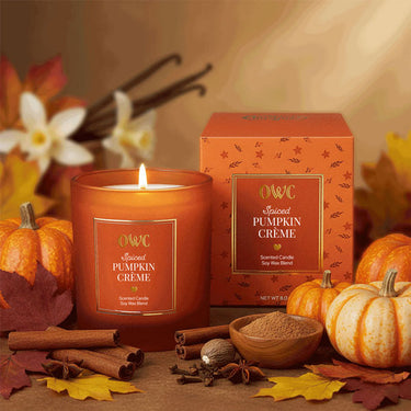 Old World Christmas Spiced Pumpkin Creme Candle