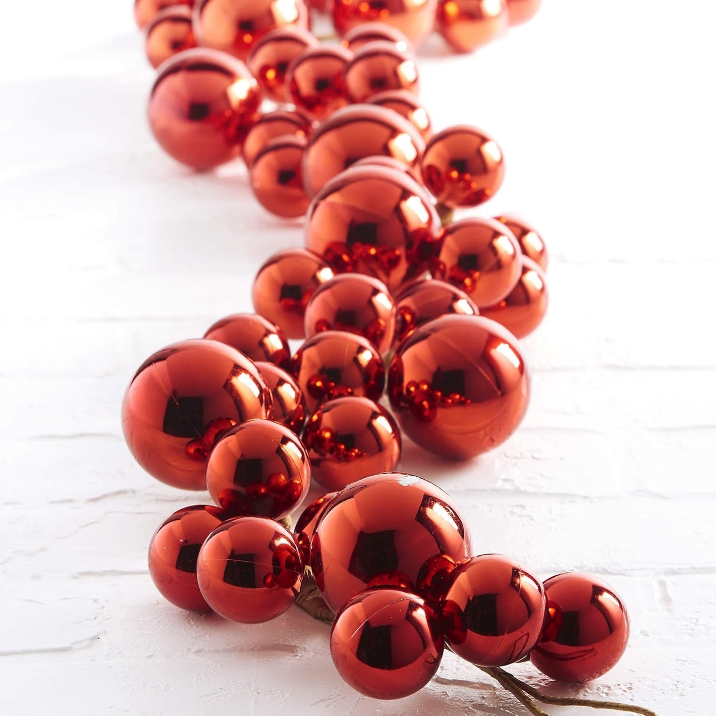 RAZ Imports 4' Shatter-Resistant Ball Ornament Christmas Garland