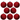 RAZ Imports 5" Red Velvet Berry Flocked Glass Ball Christmas Ornament - Set of 8