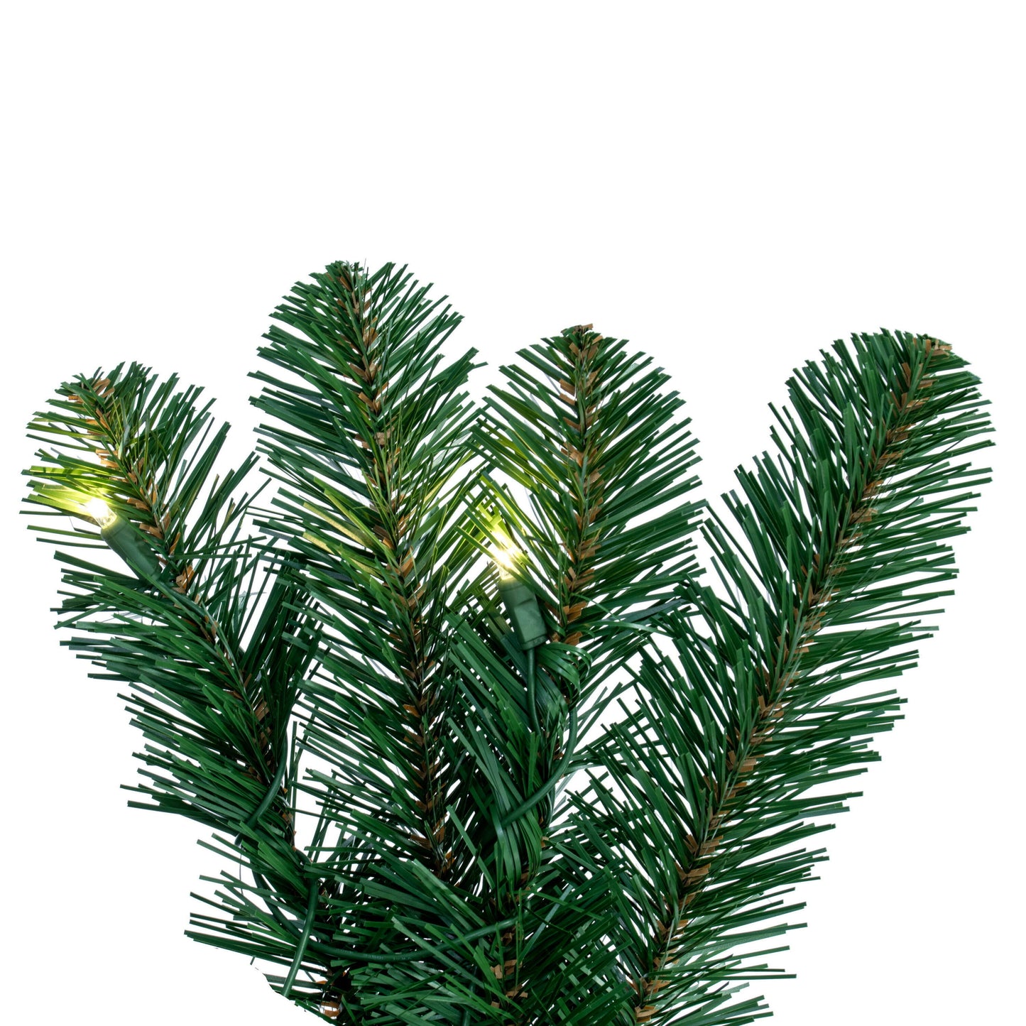 9' Grand Teton Pre-lit Artificial Christmas Garland Swag with Warm White LED Lights by Vickerman