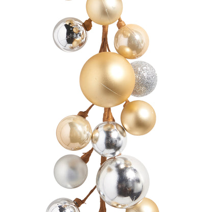 RAZ Imports 4' Shatter-Resistant Ball Ornament Christmas Garland