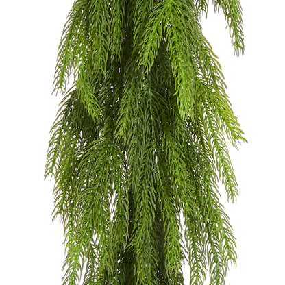 RAZ Imports 6' Norfolk Pine Christmas Garland Realistic Artificial Greenery