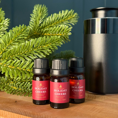 Traditions of Scent Holiday Cheers Premium Fragrance Diffuser Oil Refills by Tinsel Traditions - Set of 3