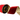 JME John Mark Enterprises Red Velvet with Metallic Dupion Gold Piping Christmas Ribbon, Wired, 4" X 10 Yards - 1 Roll