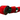 JME John Mark Enterprises Red Velvet with Metallic Dupion Green Piping Christmas Ribbon, Wired, 4" X 10 Yards - 1 Roll