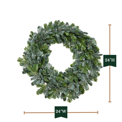 24" Medford Pine Green Artificial Christmas Wreath by Vickerman