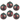 RAZ Imports 5" Red Plaid Glass Ball Christmas Ornament - Set of 6