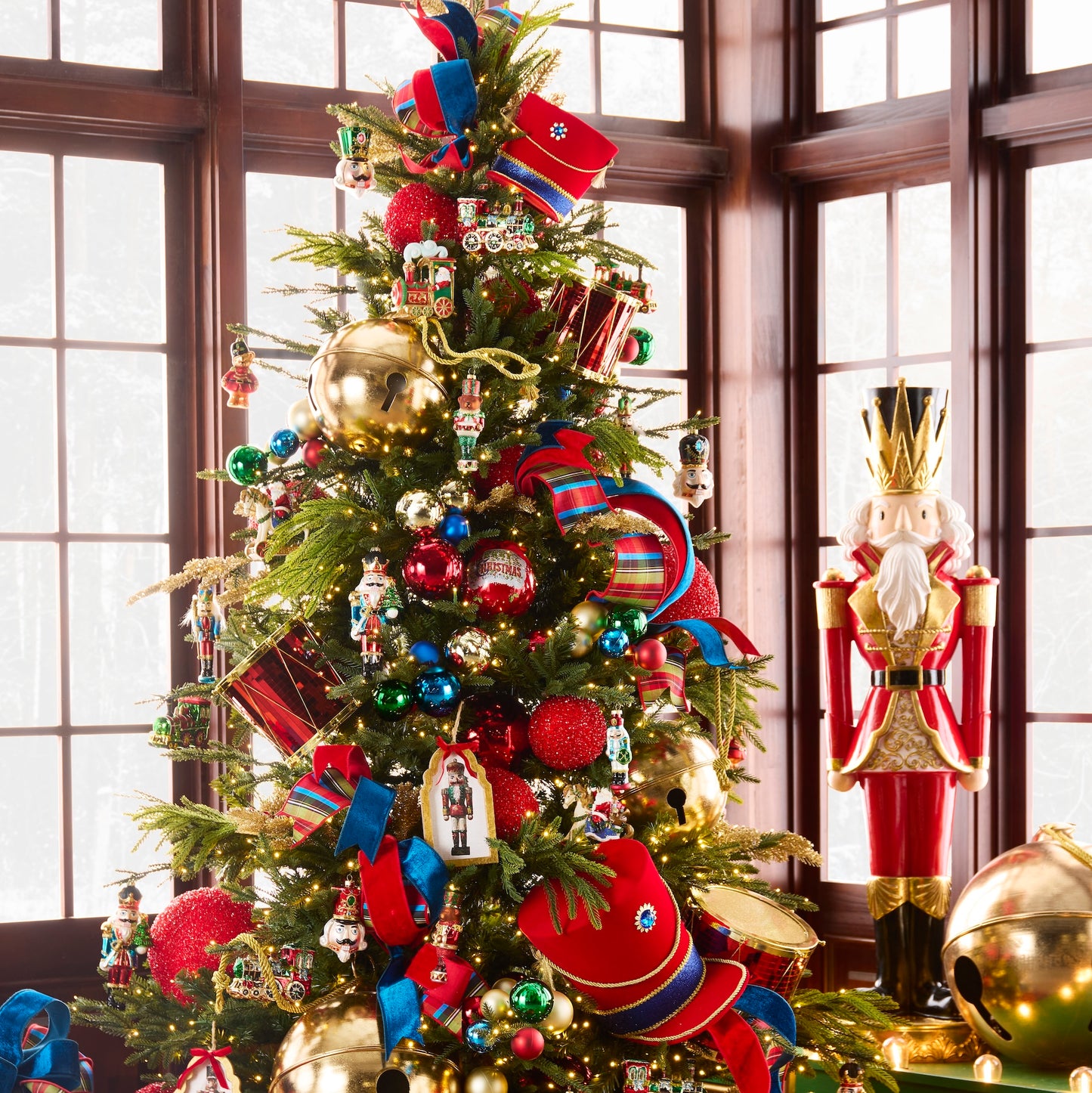 RAZ Imports 24" Nutcracker Shatterproof Ball Ornament Christmas Wreath