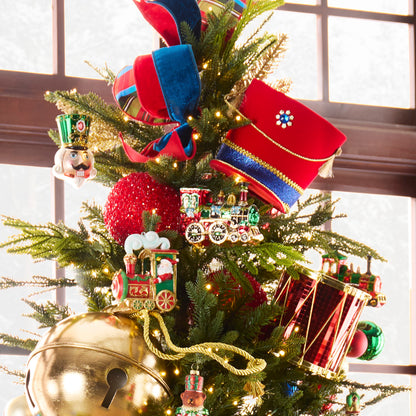 RAZ Imports Nutcracker Hat Christmas Tree Topper