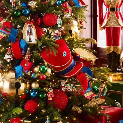 RAZ Imports Nutcracker Hat Christmas Tree Topper