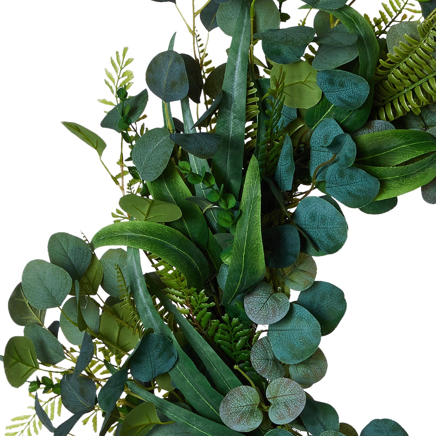 RAZ Imports 26" Mixed Eucalyptus and Fern Spring Wreath