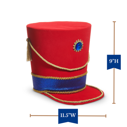 RAZ Imports Nutcracker Hat Christmas Tree Topper