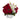 Nearly Natural Poinsettia & Lily Artificial Arrangement in Marble Vase