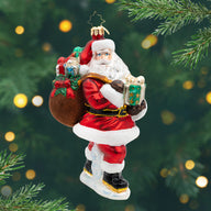 Christopher Radko Merry Saint Nick Santa Collectible Christmas Ornament