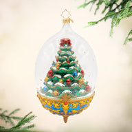 Christopher Radko Royal Elegance Spruce Christmas Tree Collectible Christmas Ornament