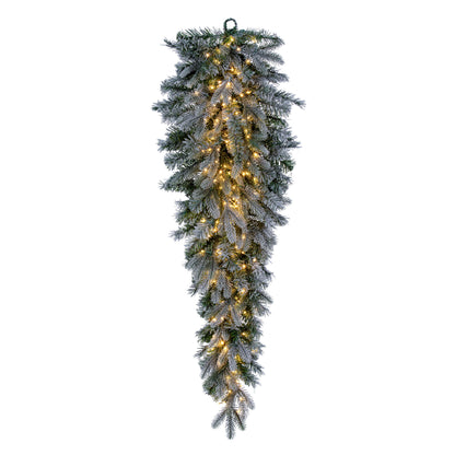 Frosted Douglas Fir Artificial Christmas Swags