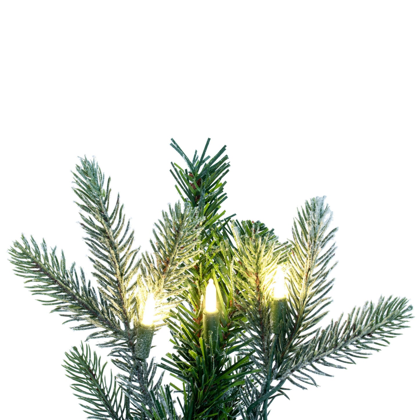 Frosted Douglas Fir Artificial Christmas Garlands