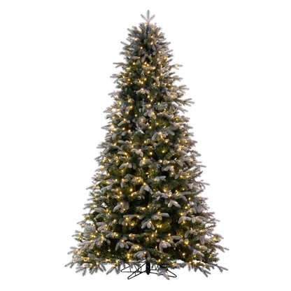Frosted Douglas Fir Slim Artificial Christmas Trees
