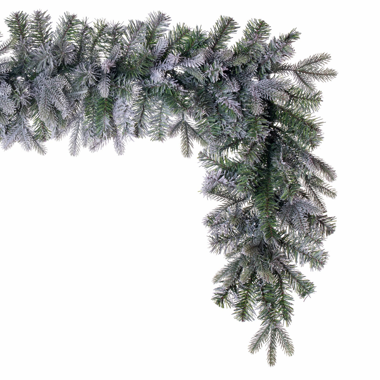 Frosted Douglas Fir Artificial Christmas Garlands