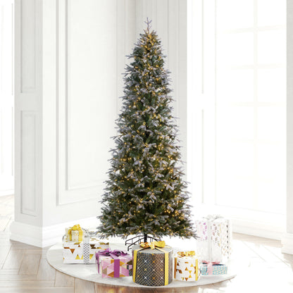 Frosted Douglas Fir Slim Artificial Christmas Trees