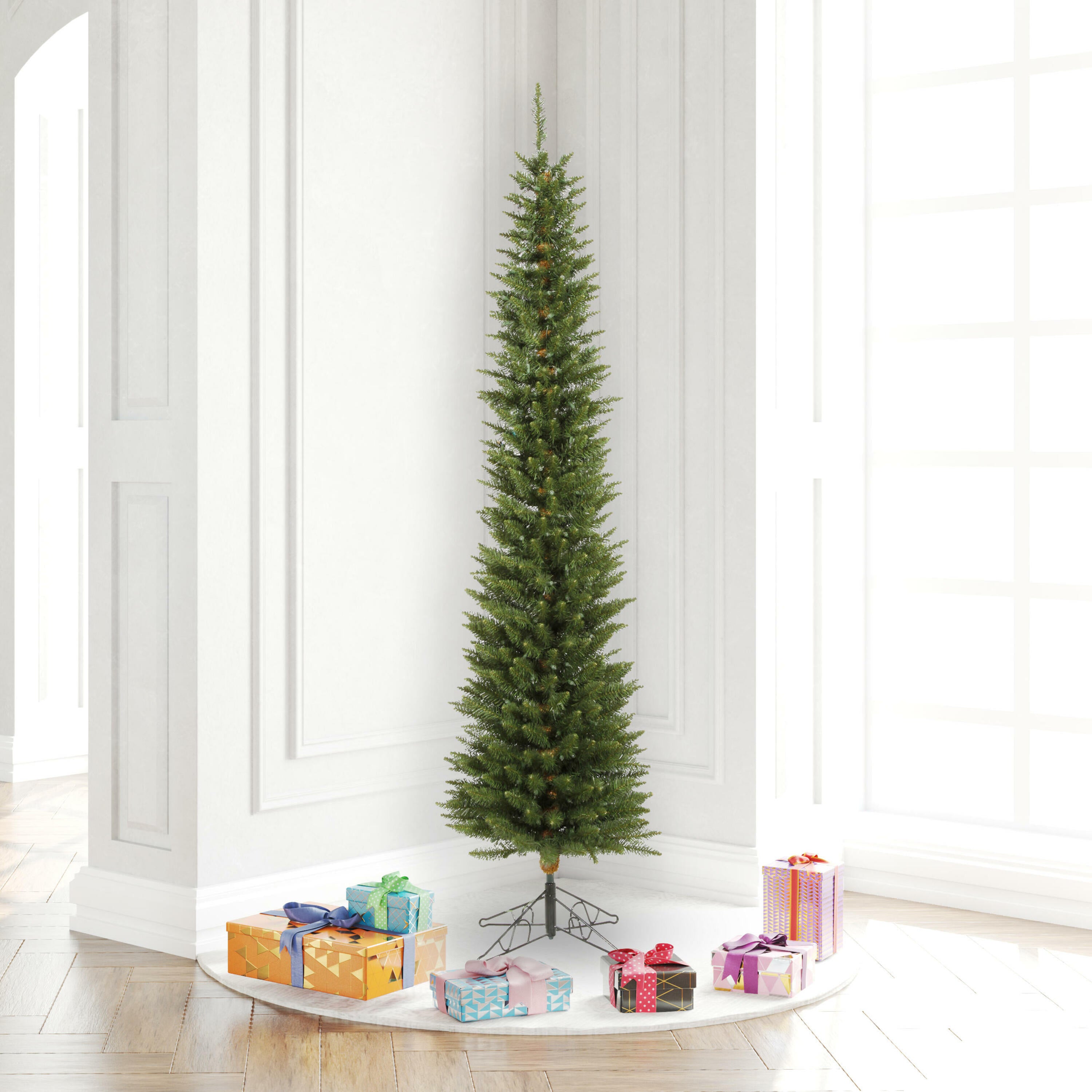 Durham Pole Pine Pencil Artificial Christmas Trees