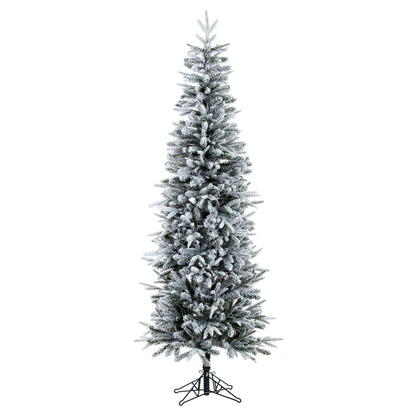 Frosted Tacoma Fraser Fir Pencil Artificial Christmas Trees