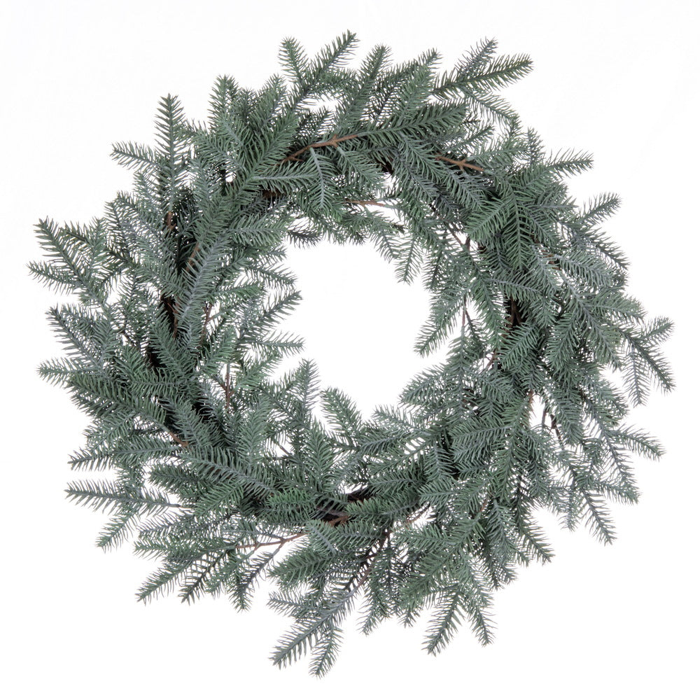 Vickerman 24" Blue Spruce Pine Cone Artificial Christmas Wreath