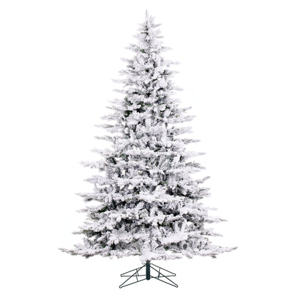 Flocked Utica Fir Artificial Christmas Trees