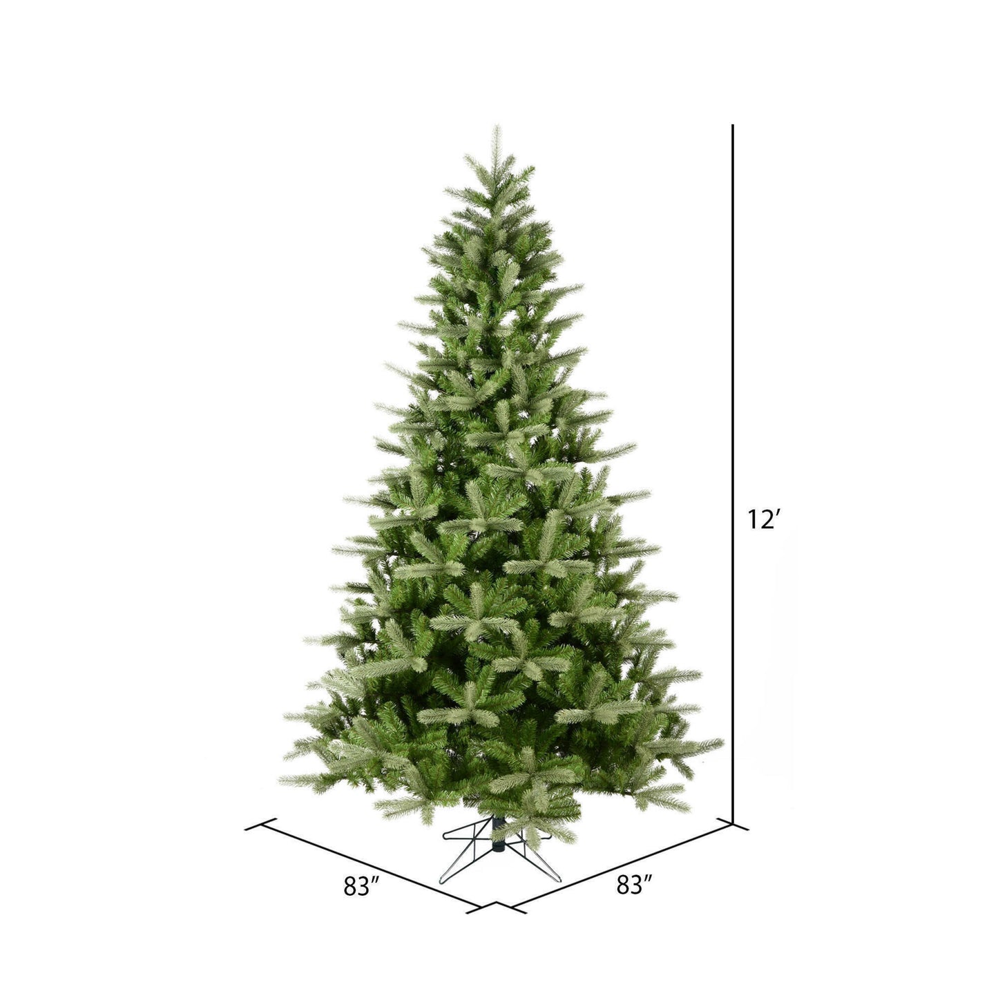 King Spruce 12' Unlit Artificial Christmas Tree