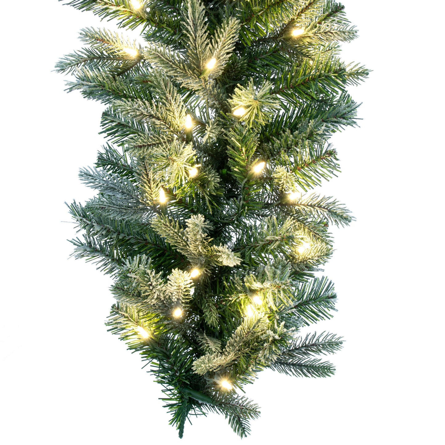 Frosted Douglas Fir Artificial Christmas Garlands