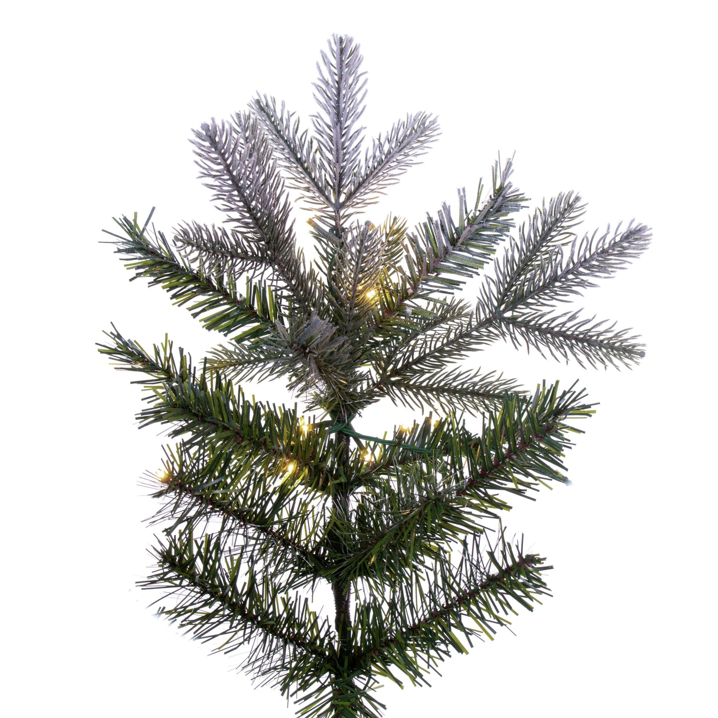 Frosted Douglas Fir Slim Artificial Christmas Trees