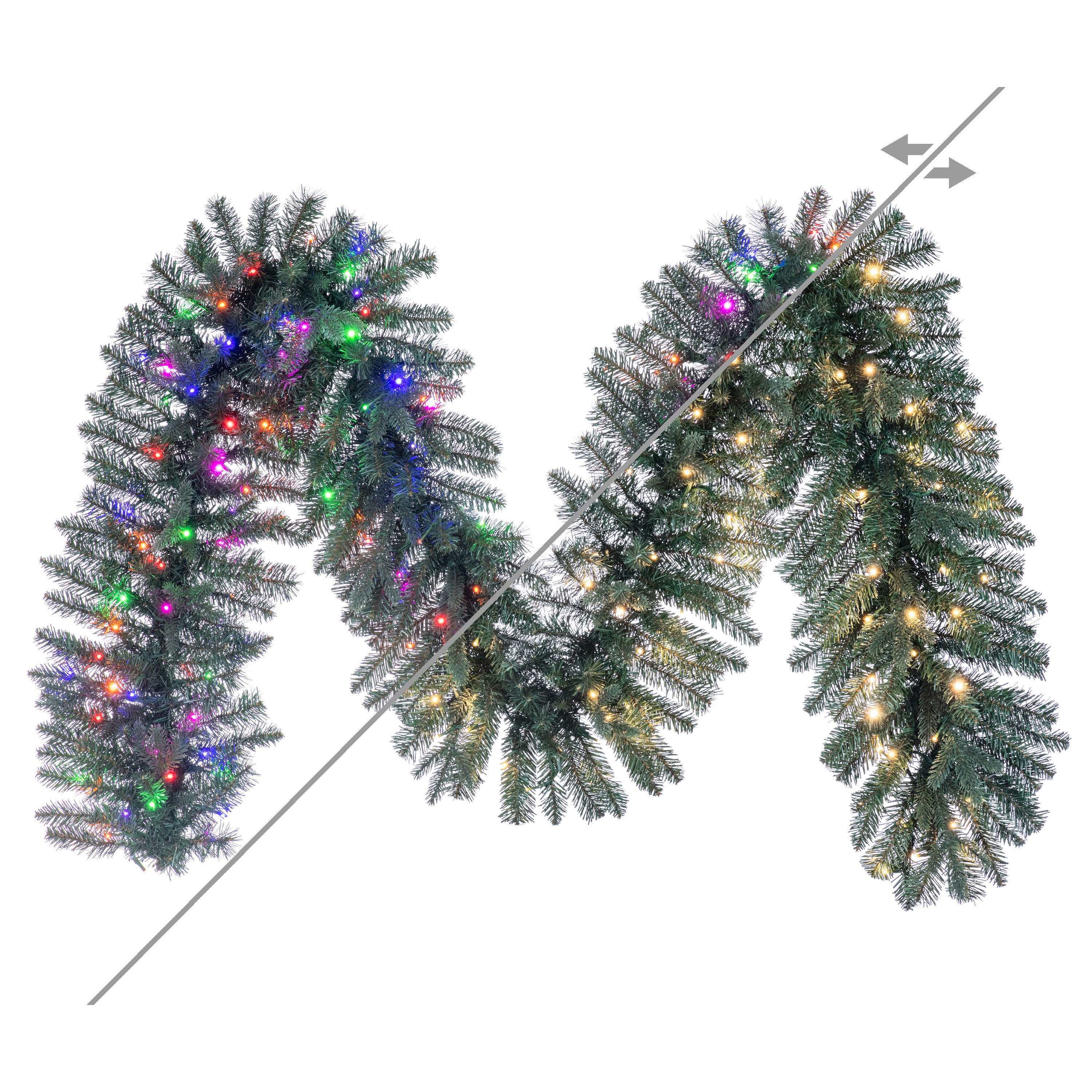 Colorado Blue Fir 9' Artificial Christmas Garlands