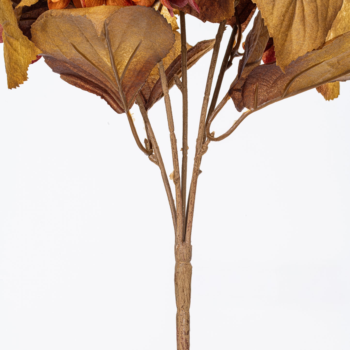 Hydrangea Harvest 16.5" Flower Bush Stems - Set of 2