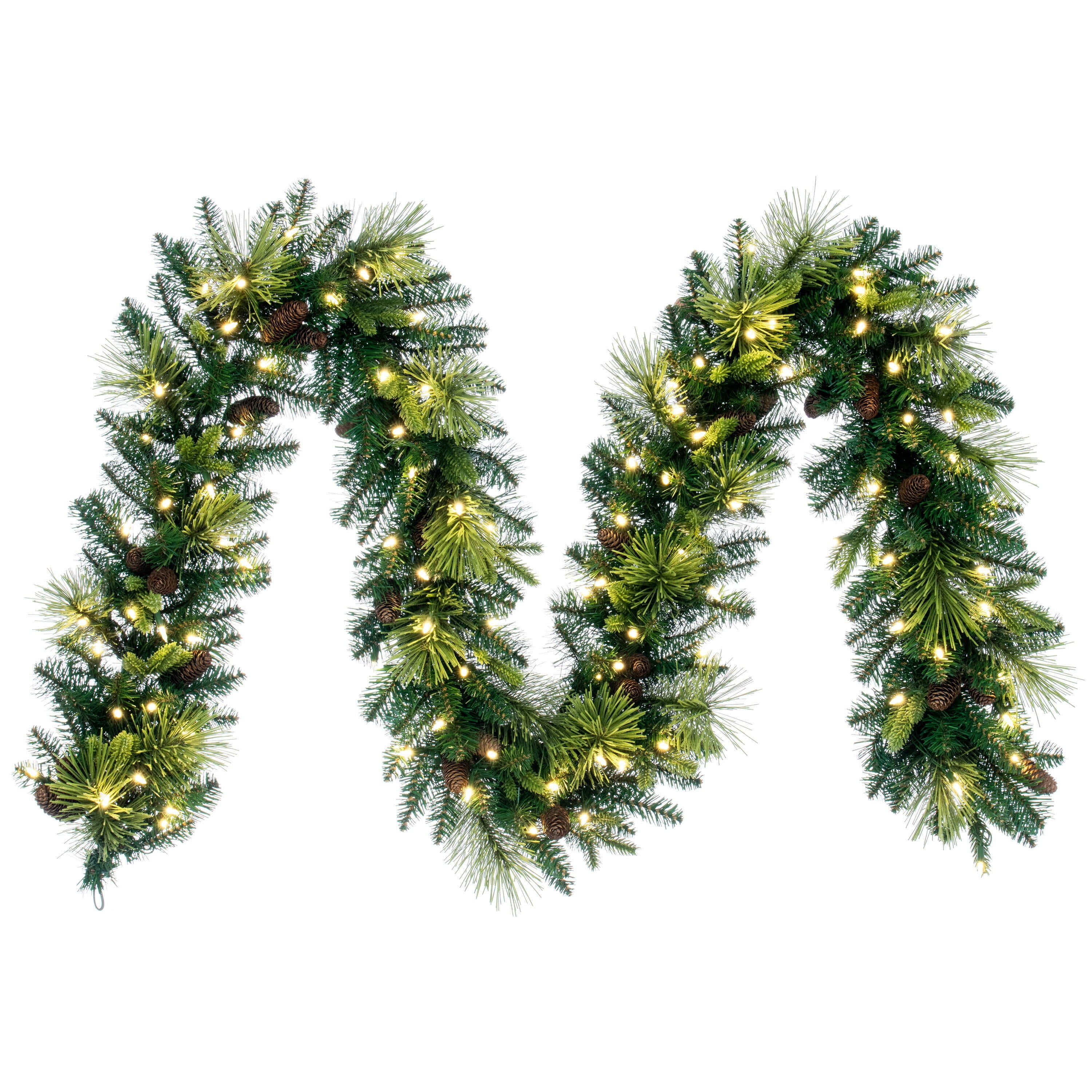 Emerald Mixed Fir 9' Artificial Christmas Garlands
