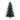 Realistic artificial Christmas tree on a white background