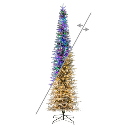 Frosted Bixley Fir Pencil Artificial Christmas Trees