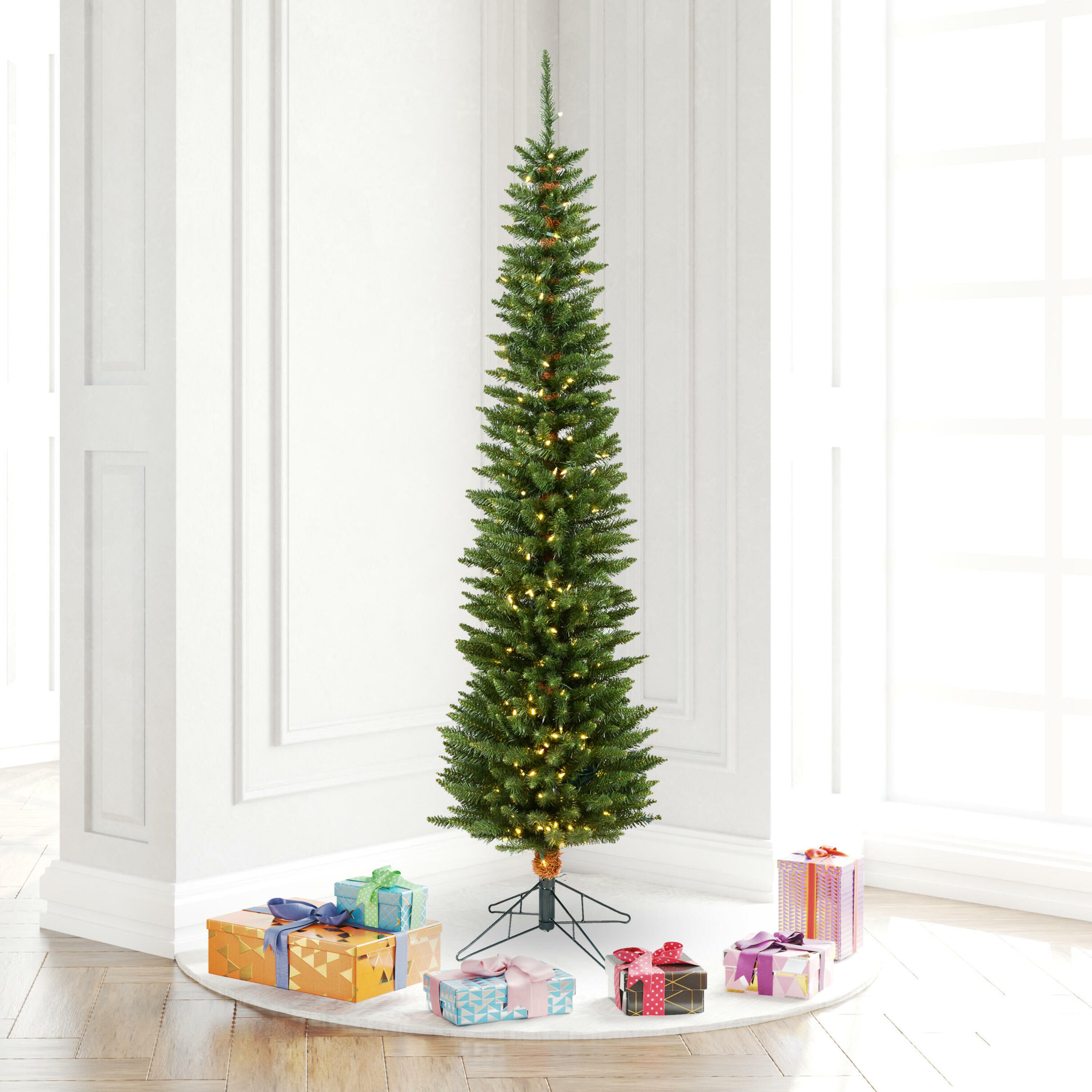 Durham Pole Pine Pencil Artificial Christmas Trees