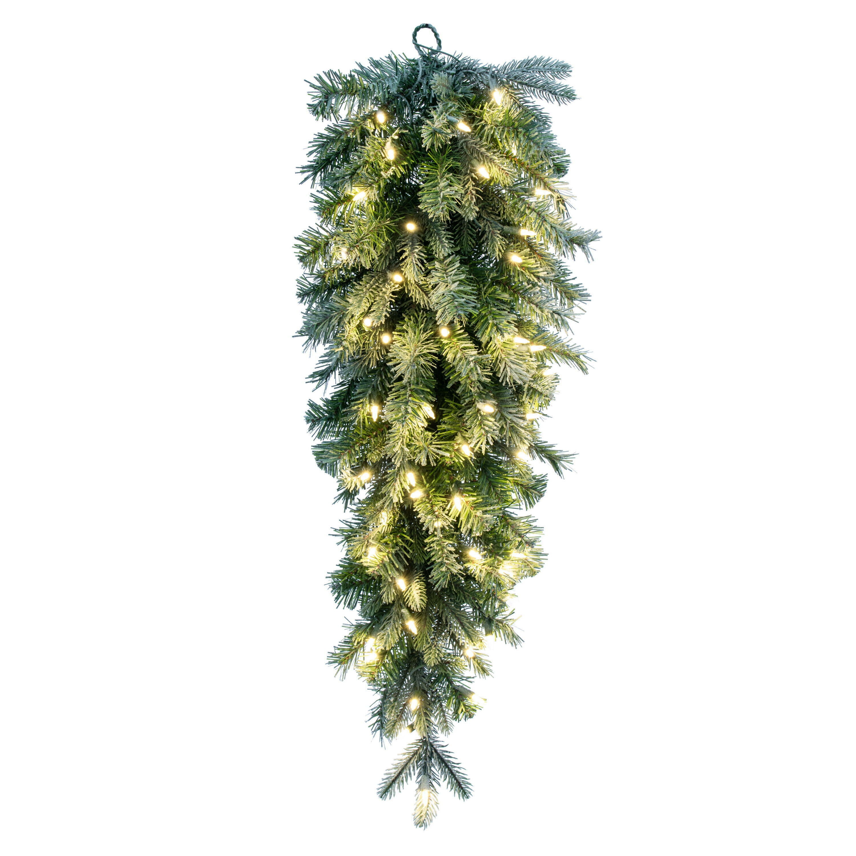 Frosted Douglas Fir Artificial Christmas Swags