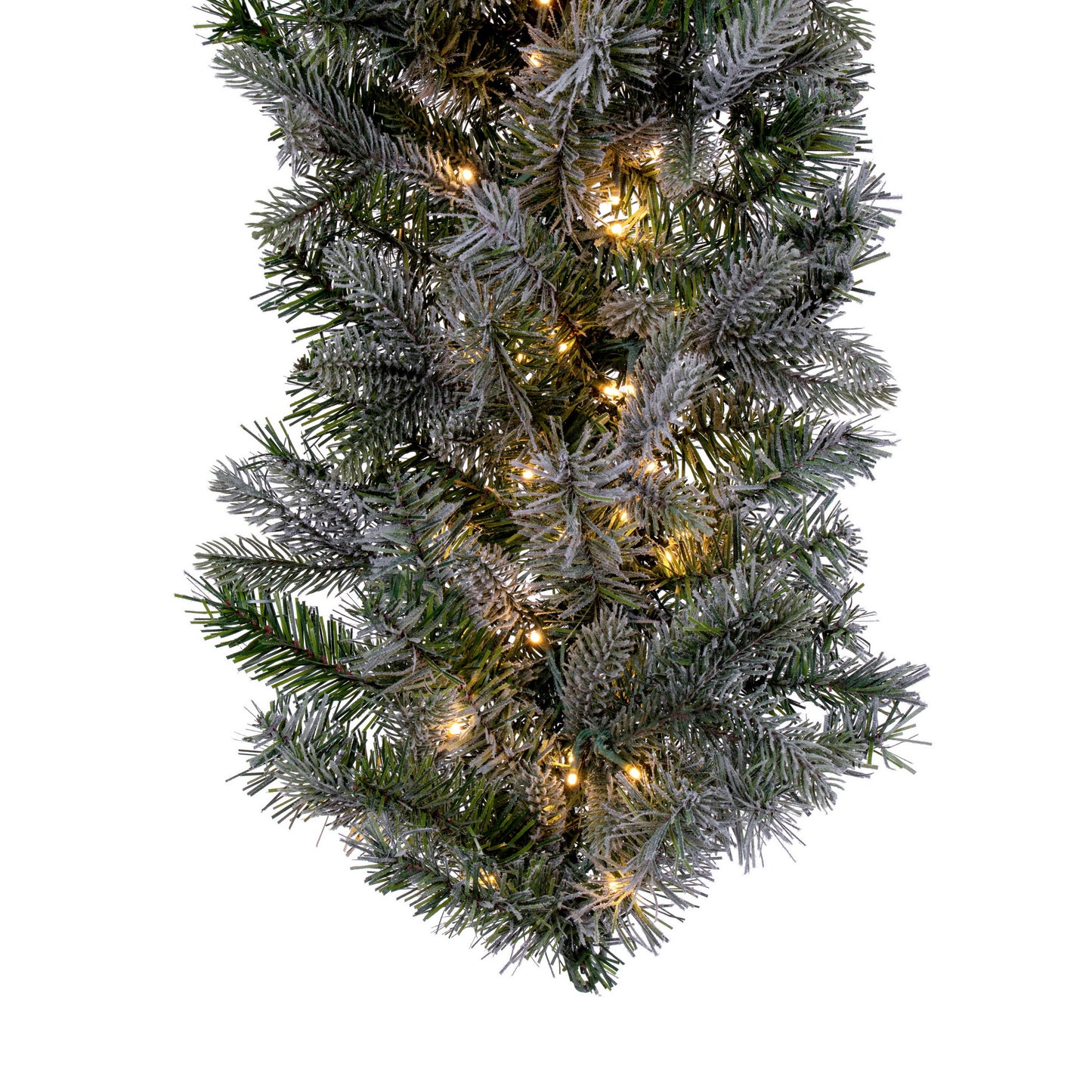 Frosted Douglas Fir Artificial Christmas Garlands