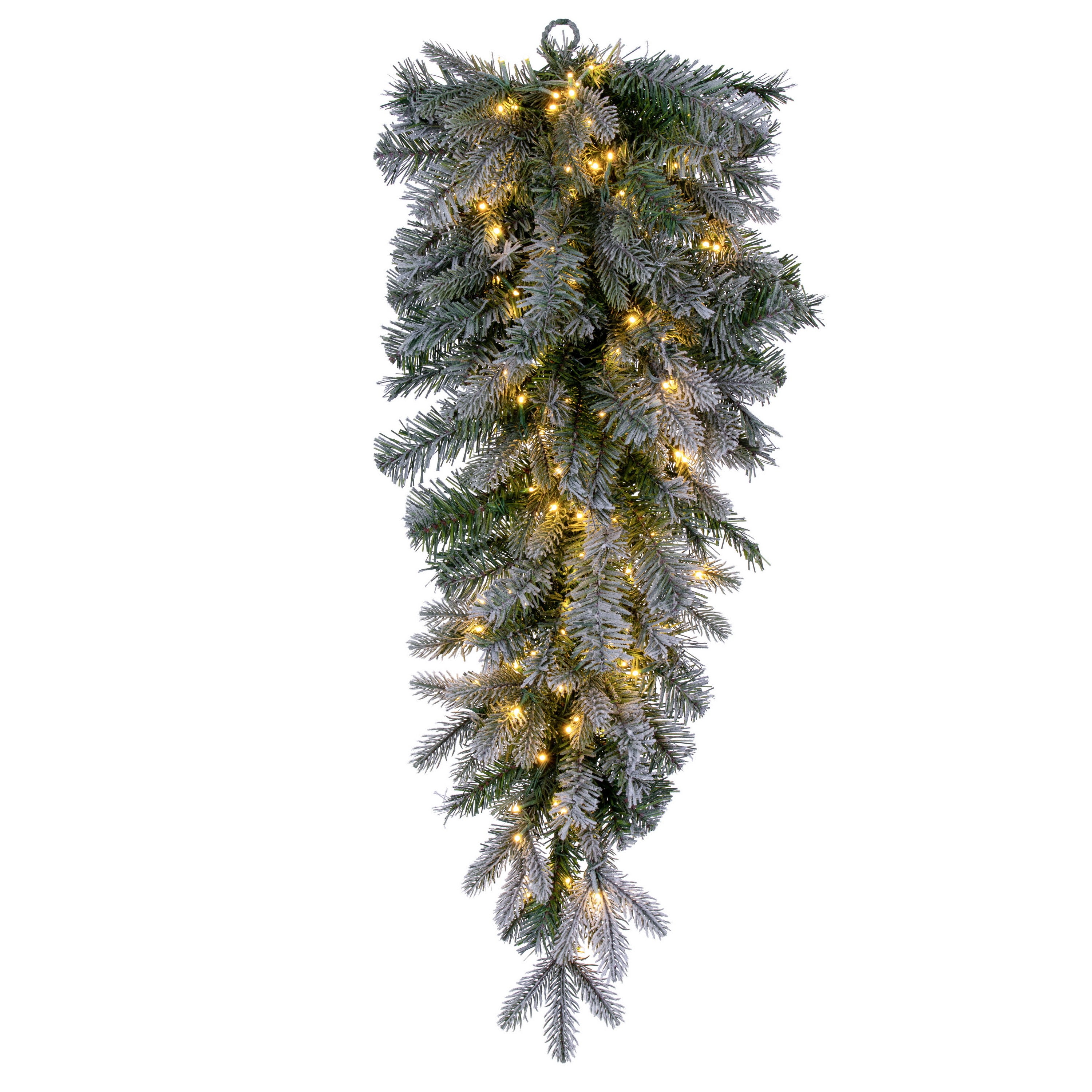 Frosted Douglas Fir Artificial Christmas Swags