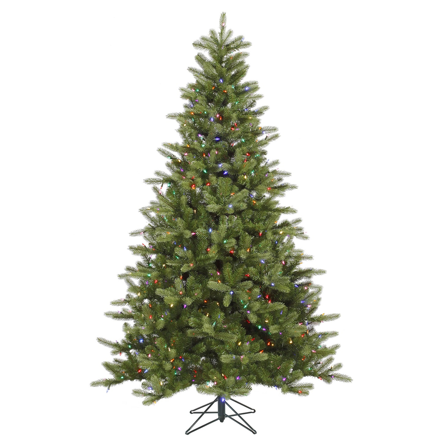 King Spruce 5.5' Artificial Christmas Tree with Multi-Colored LED Color Dura-lit Mini Lights