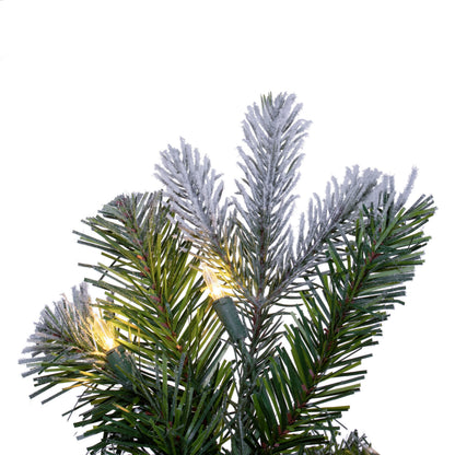 Frosted Douglas Fir Artificial Christmas Wreaths
