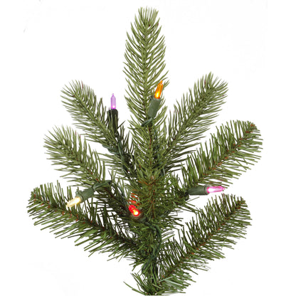 King Spruce 5.5' Artificial Christmas Tree with Multi-Colored LED Color Dura-lit Mini Lights