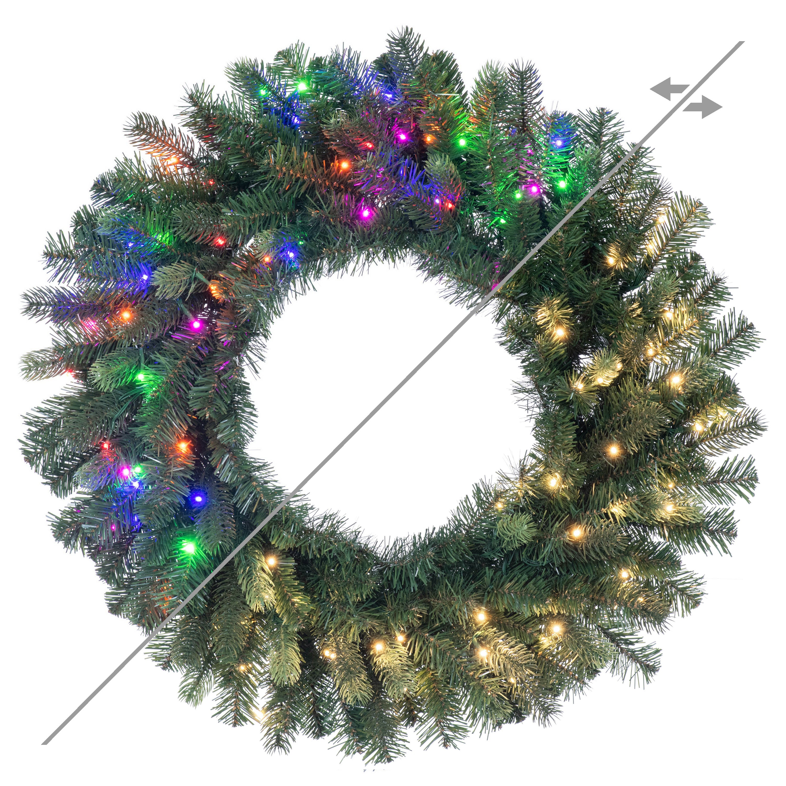 Vermont Spruce Artificial Christmas Wreaths