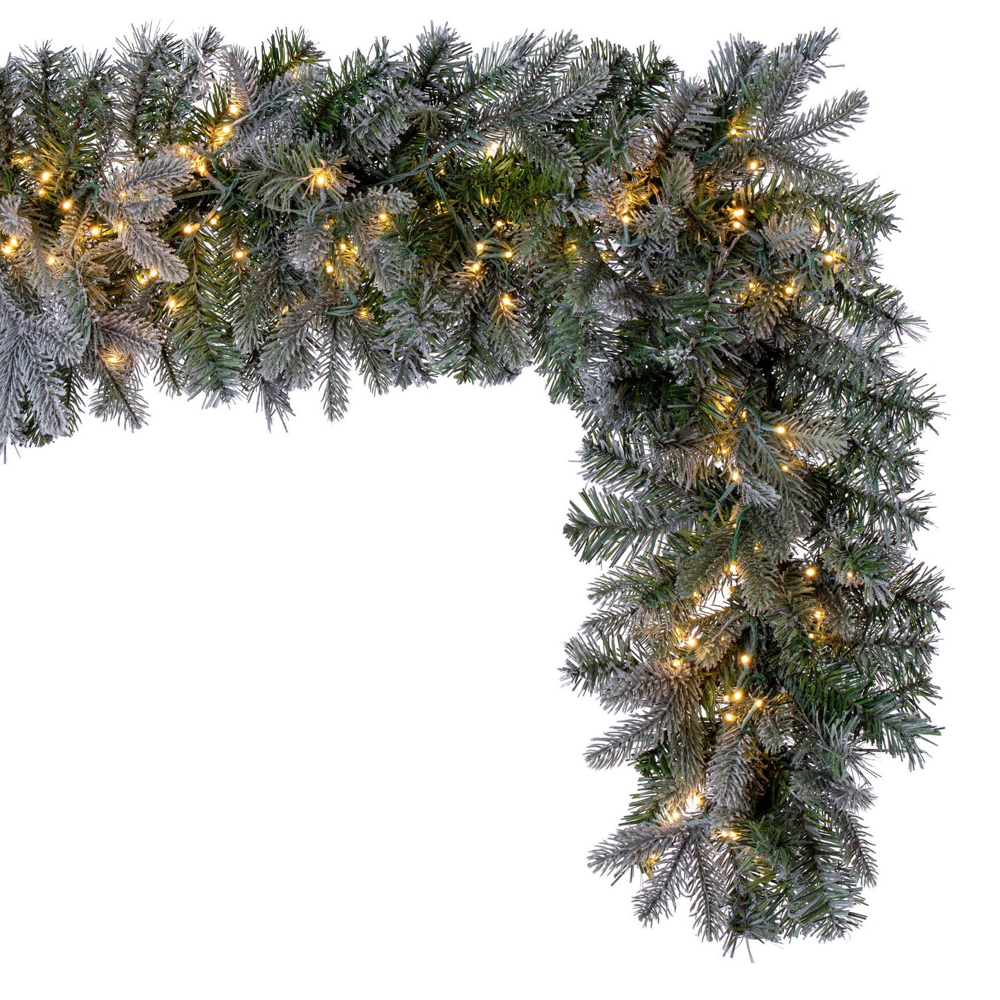 Frosted Douglas Fir Artificial Christmas Garlands